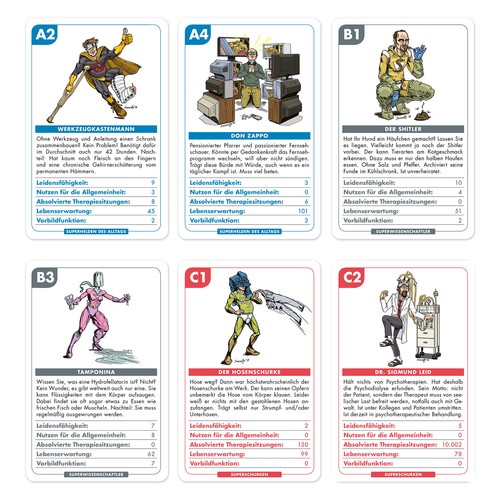 Unnütze Superhelden Quartett | Direkt vom Hersteller! - Bild 2 von 4