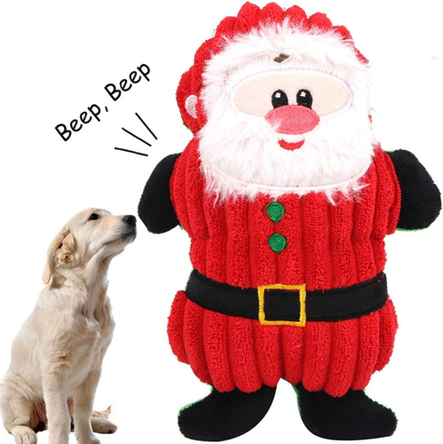 3 Pcs Christmas Dog Squeak Toys, Plush Dog Toy, Small Dog Pets - Picture 7 of 12