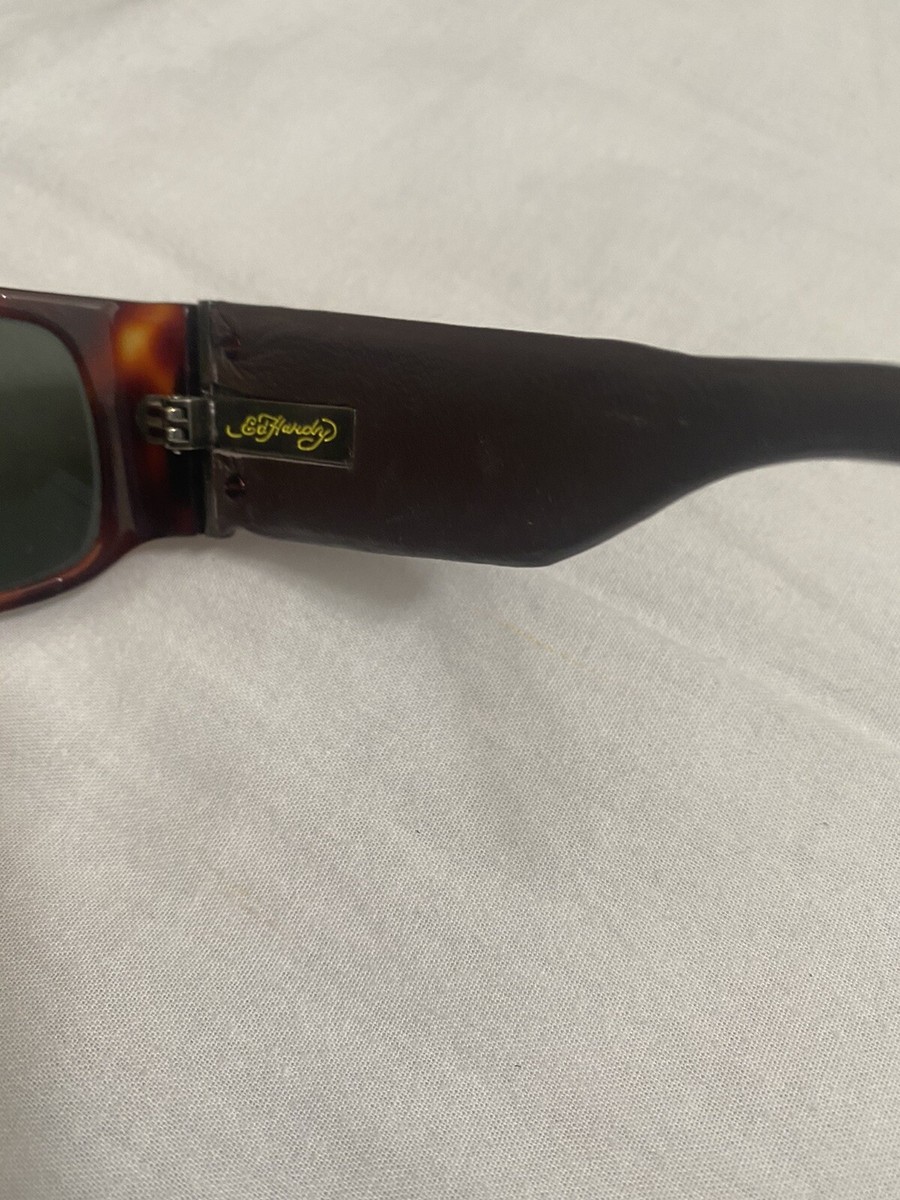 ed hardy devil rhinestone sunglasses Vintage Rare  Leather Frames & Case Ed Hardy | Accessories | Rare Ed Hardy Glasses With Leather  main image 4