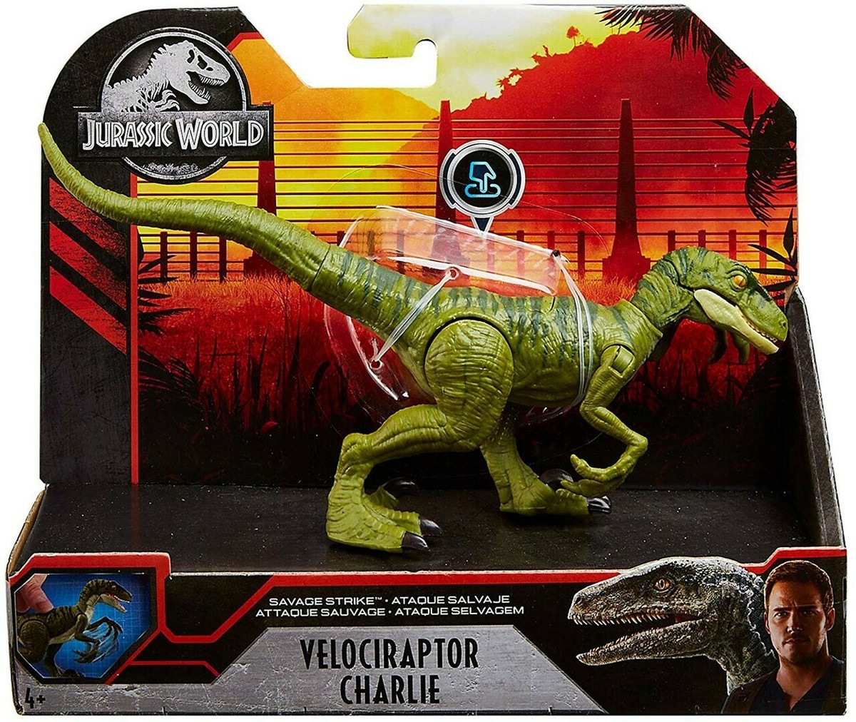Jurassic World Park VELOCIRAPTOR CHARLIE Savage Strike Camp