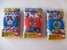 Paw Patrol Mickey Mouse Thomas the Tank Training Pants Boys 2T 3T 4Toddler New