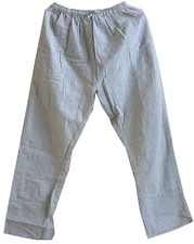 Men's Cotton Pajama with 2 side pockets White Trouser L-39"
