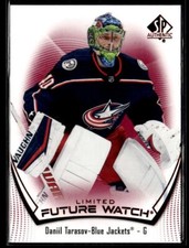 2021-22 SP Authentic Future Watch Acetate Daniil Tarasov Columbus Blue Jackets