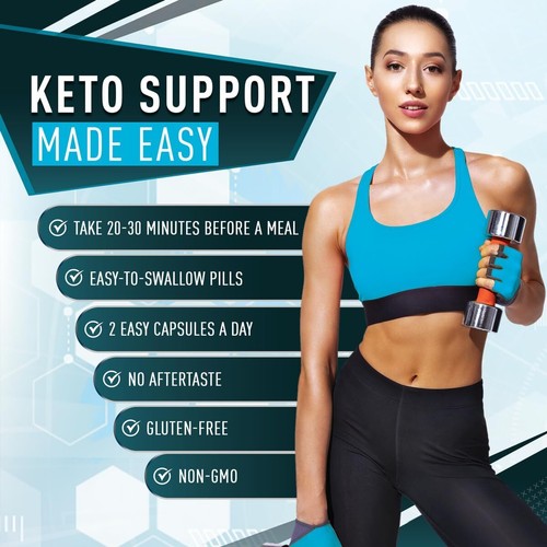 Purely Optimal Keto BHB Capsules - Appetite Blocker Supplement 60 CT - Picture 3 of 7