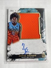 2021/22 TOPPS INCEPTION PATCH AUTO /125 OVERTIME ELITE GAME USED BRYCE GRIGGS