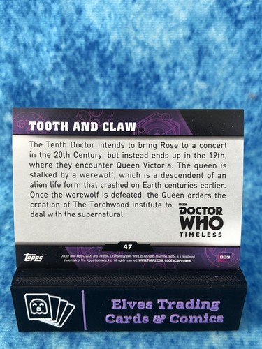 Doctor Who: Timeless SINGLE Non-Sport Trading Card by Topps 2016 - Picture 98 of 190