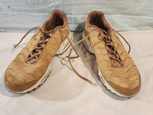 Nike Air Max Plus TN "Weizen Flachs" Leder, AH9697-201 Herren Größe 14 SCHÖN!