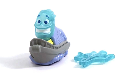 Disney Pixar ELEMENTAL McDonald's Happy Meal Toy # 7 "WADE ON THE WETRO" (2023) - Picture 3 of 6