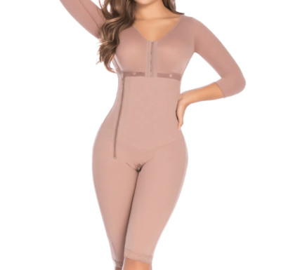 Fajas Colombianas Full Body Shaper Reductoras Post-Surgery Girdle Delie 09008