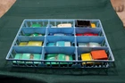 LOT 20 MATCHBOX LESNEY MINI CASE PLUS 12 CARS 1-75 LARK FIELD CAR 300SE FERRARIS