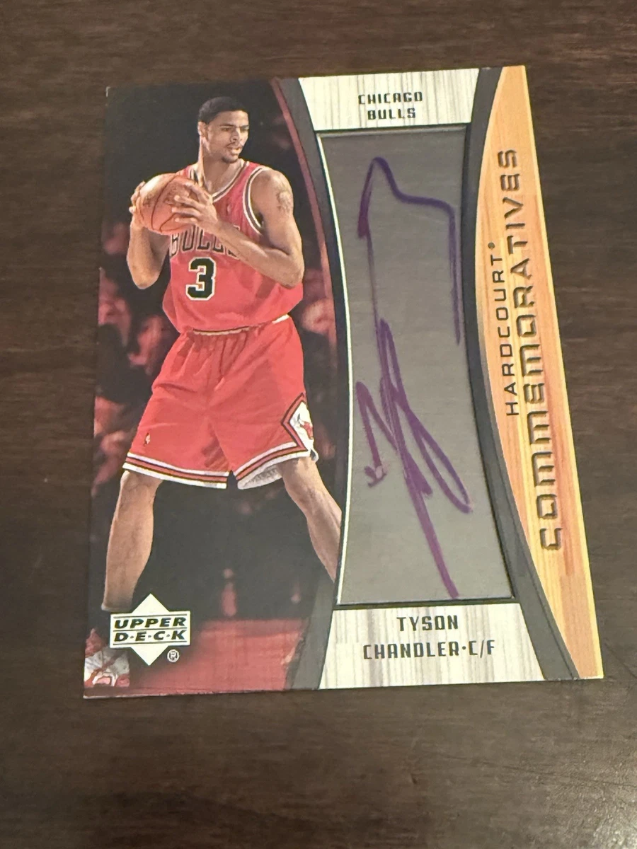 【UDA直筆】Tyson Chandler ブルズ #3 パッチ サイン Tyson Chandler Basketball Autographed Sports Trading Cards