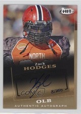 2015 Sage Hit Gold 3/250 Zack Hodges (Should Be Card #A9) Rookie Auto RC 4g6. rookie card picture