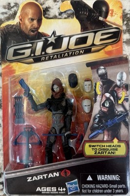 G.I. Joe Retaliation Zartan Action Figure with Accessories New MOC
