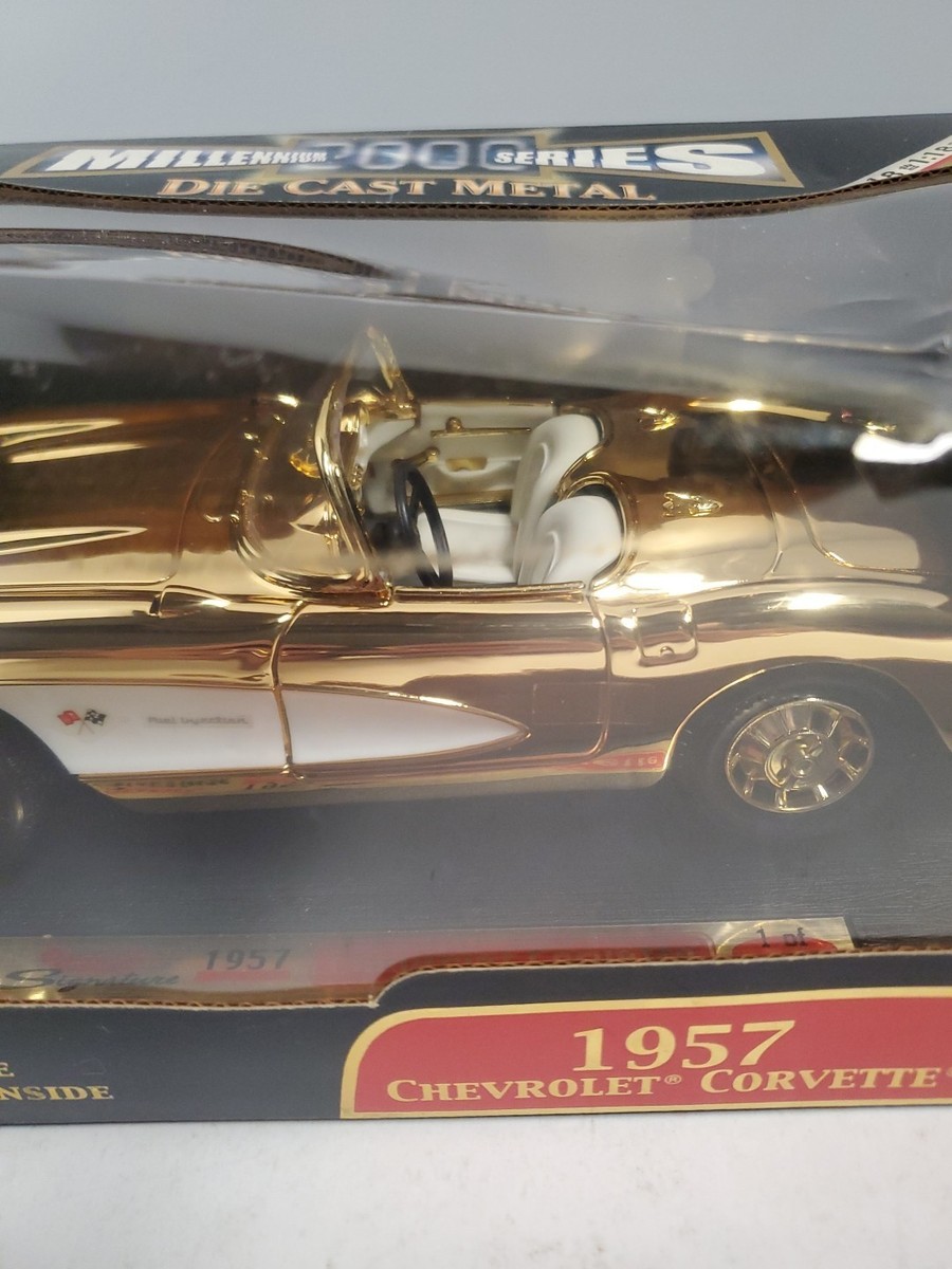 1957 Chevy Corvette 24k Gold Plated Millennium Series Road