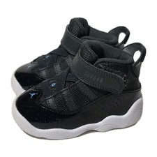 Toddler Nike Air Jordan 6 Rings TD University Blue Black 323420-041 Size 5C