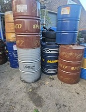 200 Litre Empty Oil Drum for BBQ Furnace Storage and Fire Pit