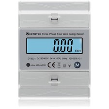 KETOTEK 3 Phasen Stromzähler AC Ampere Volt ...