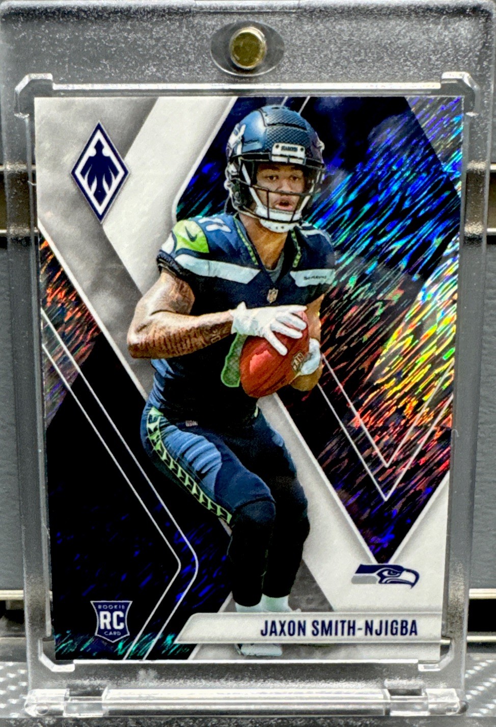 Jaxon Smith-Njigba 2023 Panini Phoenix #106 White Shimmer Rookie SSP MINT!