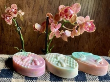 Cucumber Melon Goat Milk Soap Price For 3 Oval Bars App. 8.0 oz.