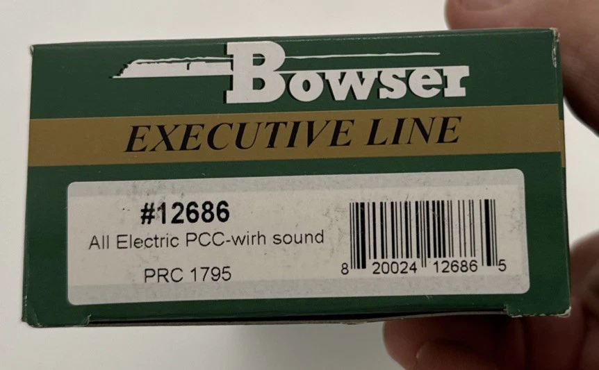 Bowser Executive Line 12686 Boston All Electric PCC #1795 Tsunami Sound & DCC - Image 2 of 4