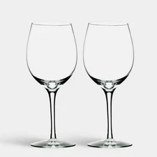 Orrefors Merlot Wine Glass Large | Handcrafted Crystal Red Wine Glass | Swedish 