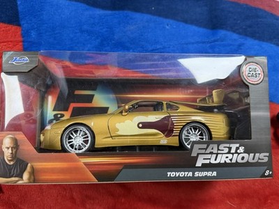 Jada Toys Fast & Furious 1:24 1995 Toyota Supra Gold Diecast Unopened Box