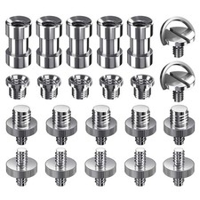 Camera Screw Kit 22 Pcs Dring Quick Release Plate Mount Screw 1/4"20 And 3/8"16