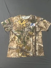 Realtree Bow Hunter Major League Short Sleeve T-Shirt Hunting Camo men’s LG