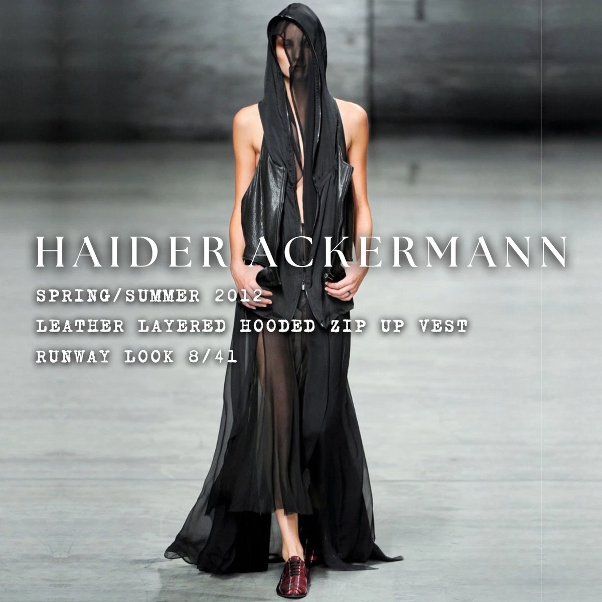 HAIDER ACKERMANN Coats, Jackets & Vests Leather Outer Shell for