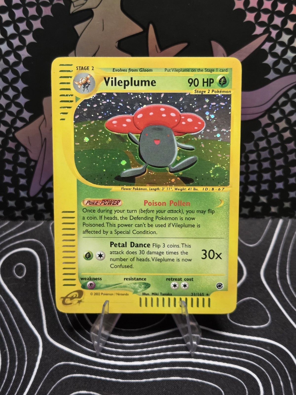 2002 Pokemon Expedition Vileplume Holo #31 /165 NM eReader