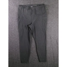 Members Mark Legging Women XXL Grau Charcoal Ankle Activewear Athleisure Lounge
