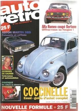 AUTO RETRO N°182 ALFA ROMEO BERTONE / COCCINELLE / ASTON MARTIN DBS / ALPINE 310