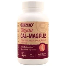 Deva Nutrition Vegan Cal-Mag Plus  90 tabs