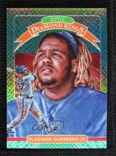 2020 Donruss Optic Choice Green Dragon Prizm 30/84 Vladimir Guerrero Jr #14 00d2