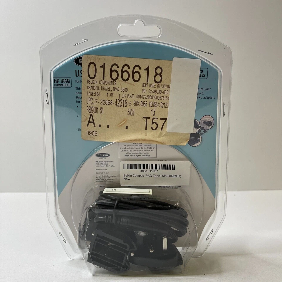 Belkin USB Power Sync Travel Kit Charge PDA PRO SERIES HP iPAQ Compatible - Image 2 of 4