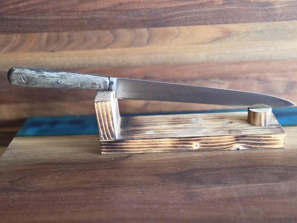 Vintage J.A. Cuchillo utilitario Henkels Twinworks de 8 pulgadas. Semi-restaurador y afilado Foto 2 de 4