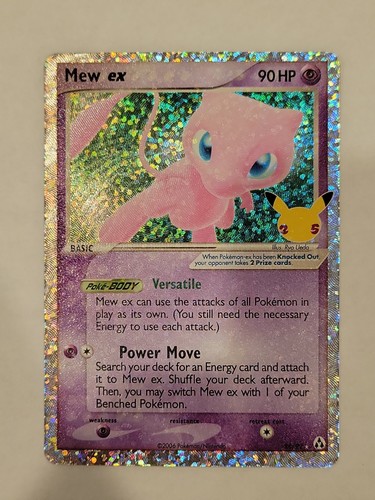 Mew EX Celebrations Classic Collection Holo Card 88/92 Pokemon TCG Ultra Rare NM