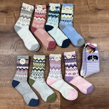 Unbranded Women s Socks Lot of 9 Pair Reinforced Heel and Toes