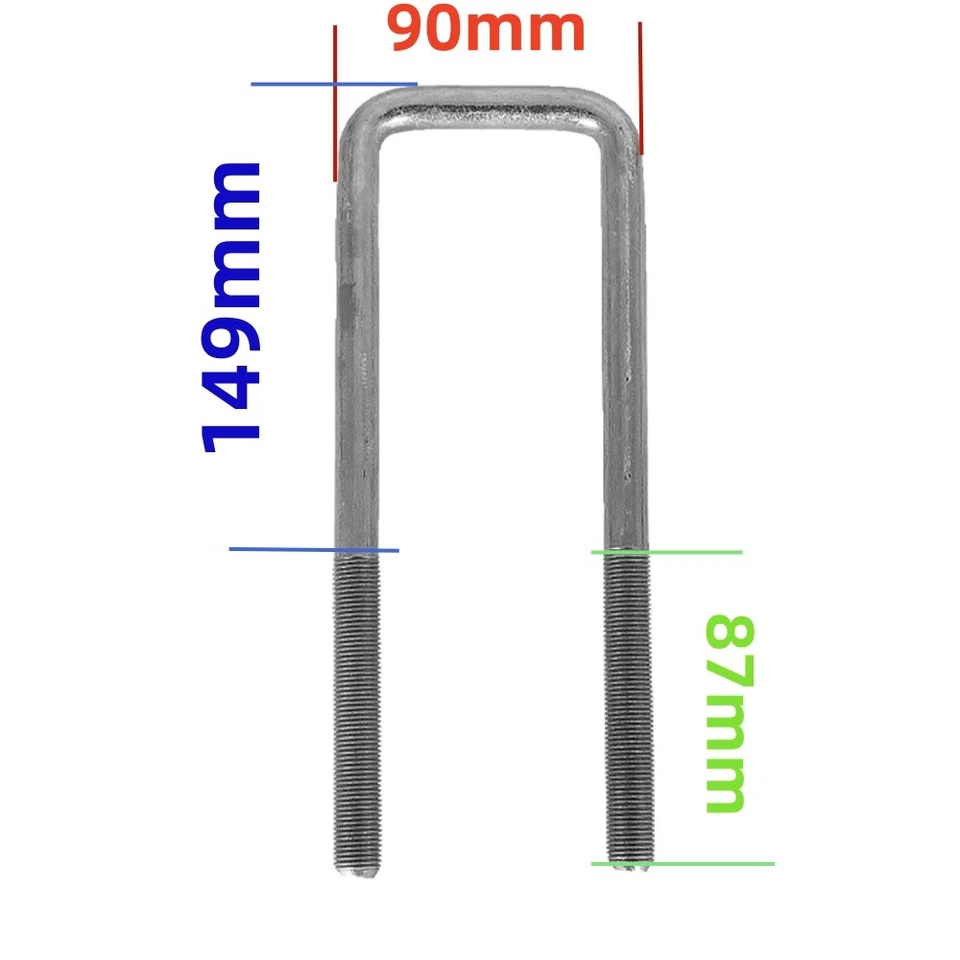 Kit de bloques de elevación traseros de 4" con uboltos 88-99 para GMC K1500 99-07 para GMC Sierra 1500 Foto 4 de 4
