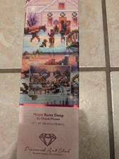 Diamond Art Club Kit Hope Runs Deep, 30"x22", All Inclusive Church Village