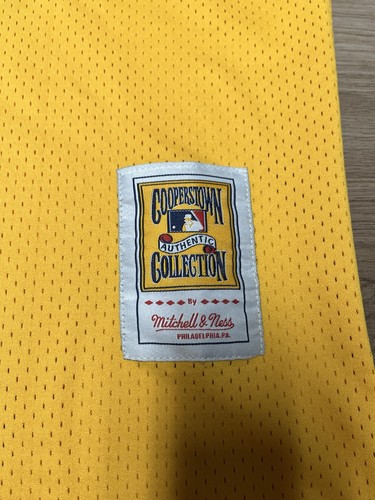 Vintage Mitchell & Ness 1982 San Diego Padres Tony Gwynn #19 Yellow Jersey Large - Bild 2 von 10