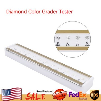 10CT Diamond Color Grading Grader Color Tester 10 Stone D-M Color GIA Master Set
