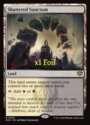 Shattered Sanctum 260/444 Secrets of Strixhaven Foil Rare
