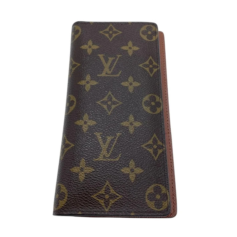 Louis Vuitton Portefeuille Plaza M66540 Monogram Unisex Long Wallet Used