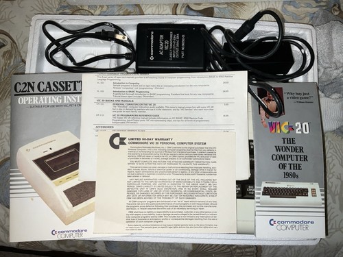Vintage Rare Commodore VIC 20 W/ Box Friendly Computer Low Serial Number 1st gen - Picture 12 of 13