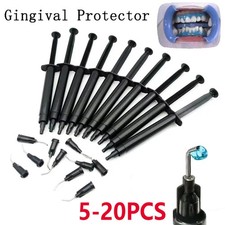 5-20PCS Dental Gingival Gel Dam Barrier Gum Protector Syringe Teeth Whitening