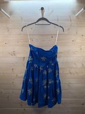 Waimari Stardust Cobalt Blue Sequin Mini Dress Size Small NWT