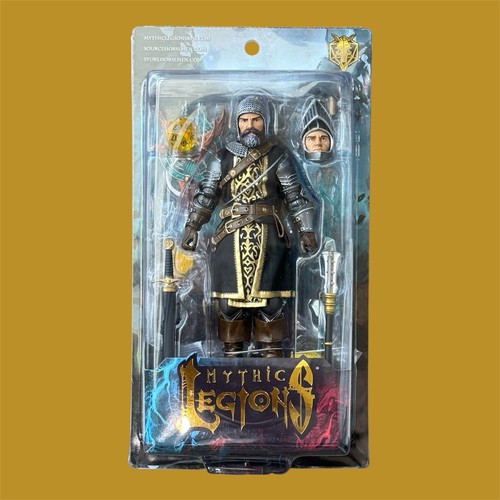 SDCC 2025 EXCLUSIVE MYTHIC LEGIONS HEROIC PALADIN/CLERIC YELLOW BLACK READ