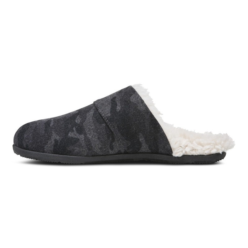 Vionic Alfons Black Shadow Suede Orthotic Comfort Arch Support Slipper RRP £95 image 7