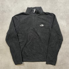 The North Face Fleece Womens Medium Quarter Zip Outdoor Jumper, Black